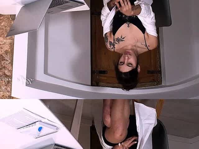 AMATEUR BRUNETTE TEEN NATURAL TIT CAUGHT MASTURBATINg CHEAT