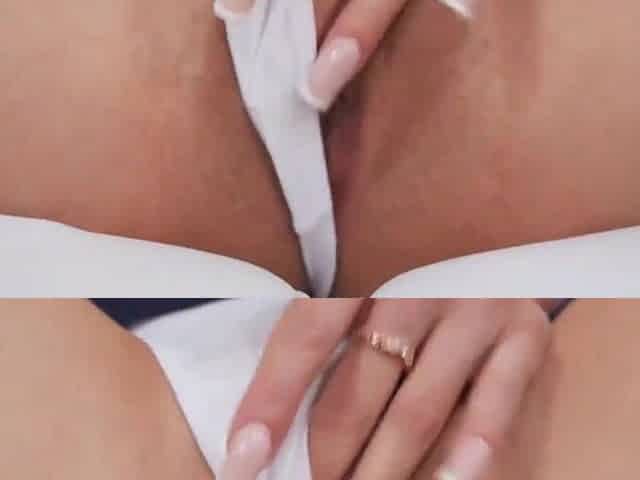 The moaning sound of vagina rain in German facial passion