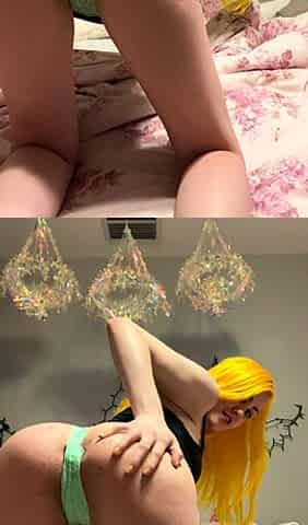 ClaraBabylegs Youtube Butt Plug and Pussy Slapping Nude