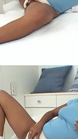 Brunette Chick Gets Naked and Horny, Masturbates Clit Wet Pussy