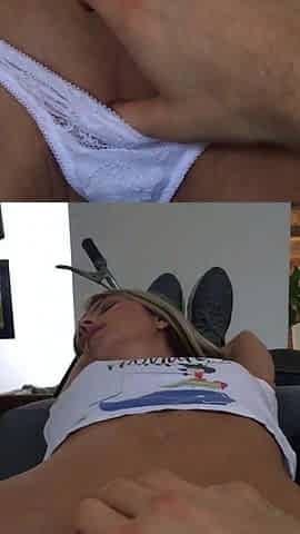 Amateur Blond Give Nice POV Blowjob