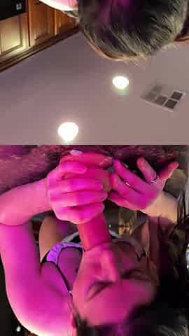 Sexually excited maid takes a break from cleaning to masturbate