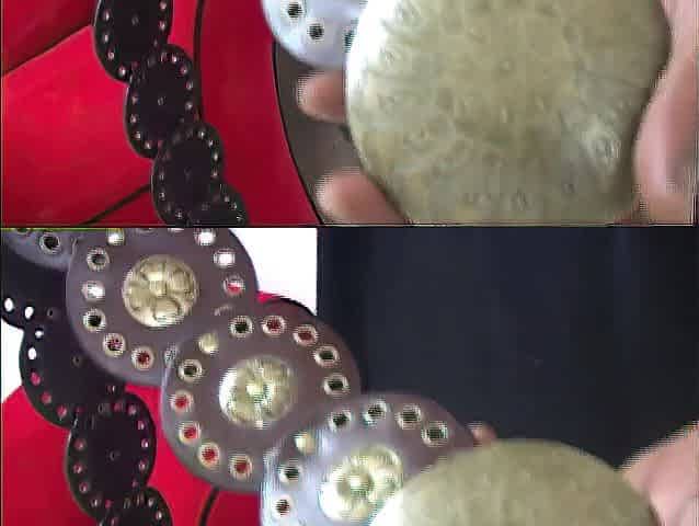 Chunky ebony woman with large butt banged hard