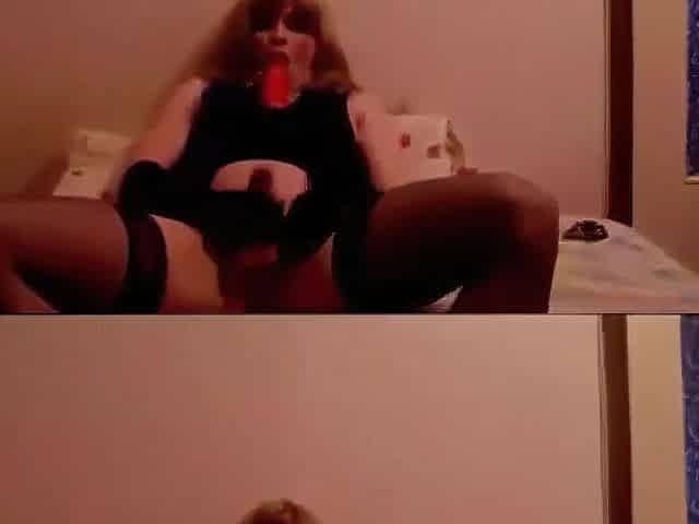 sissy cum discharged glass
