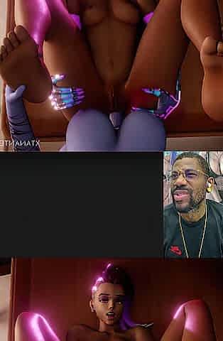 Sombra Getting Her Latin chick Booty Gap Stretched Out By Transgender Widowmaker