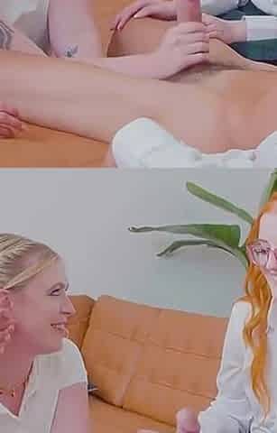 My Boyfriend Can Fuck All of Us! We Shared Dildos, Now We'll Lose Our Virginities Together