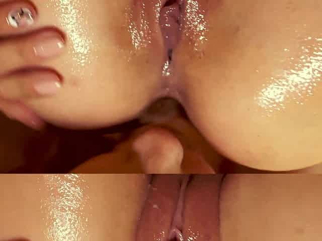 Lesbian massage with Veronica Leal and Mina K, full of oil and passion.