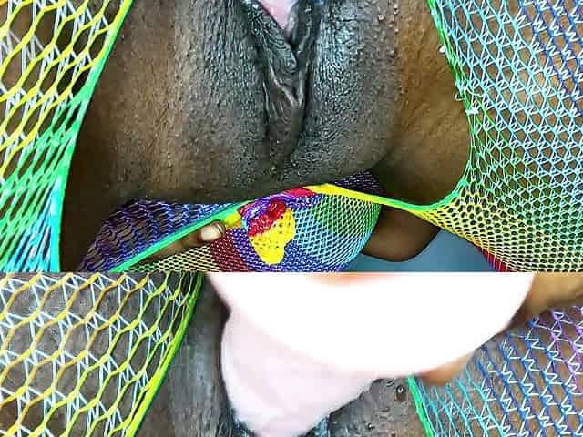 Solo Lesbo Vagina Showering your Face with Real SQUIRT