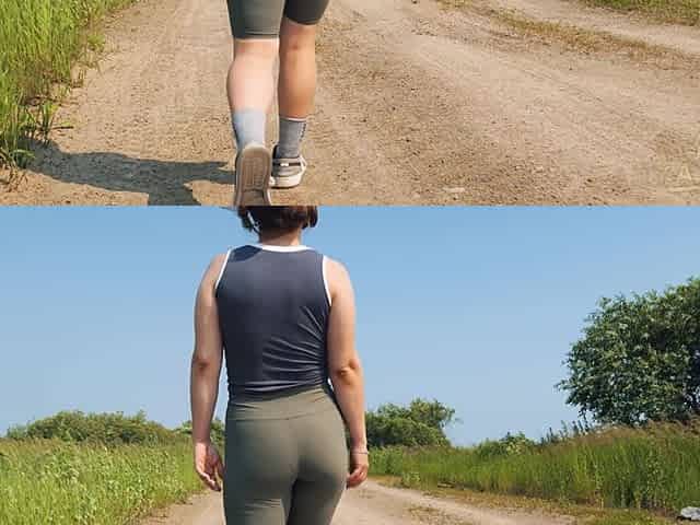 118. Let's Go for a Walk in the Fresh Air? Follow Me and Jerk off to My Butt in Shorts, My Legs and My Nipples.