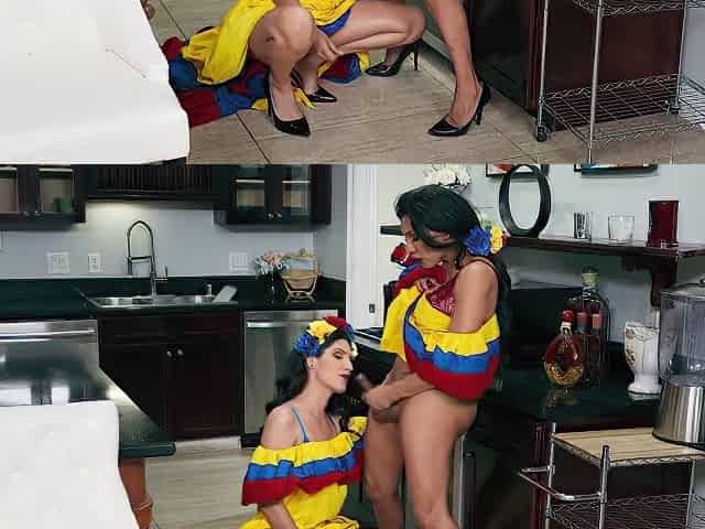 Tra Jessy Dubai And Zariah Aura Raunchy Cumbia 1080p