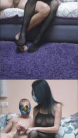 Compilation with amateur homemade porno with slim aged pair