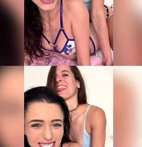 Small titted brunette amateur anal nailed at home