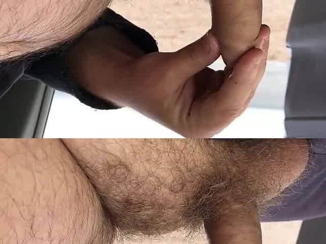 Masturbation in public