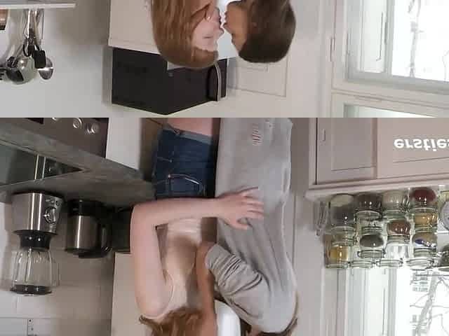 Bonnie And Talia Getting It On In The Kitchen