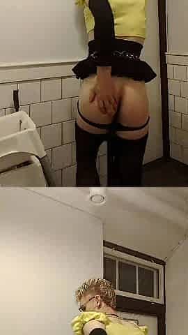 Hawt Sissy Fag Whiteboi Jes public BBC Sex-toy