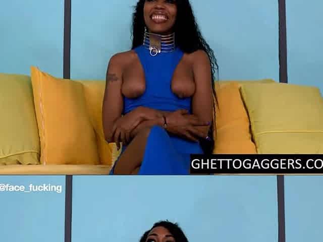 White boys destroy a black MILF throat and butt to extreme