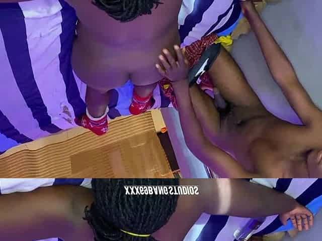Senior Student Rides Her Classmate Black Cock