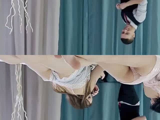 Russian Chicks Together Please The Dick Of One Young Macho