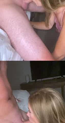 Amateur brunette Michelle with small tit