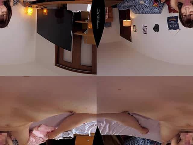 Slinky asian girl VR hot video