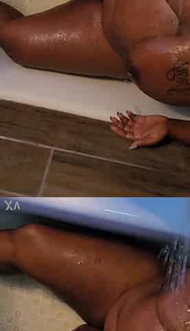 Pissing On big beautiful woman Black