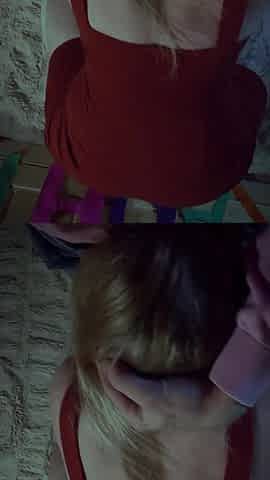 Hardcore sex and creampie for a cutie's birthday