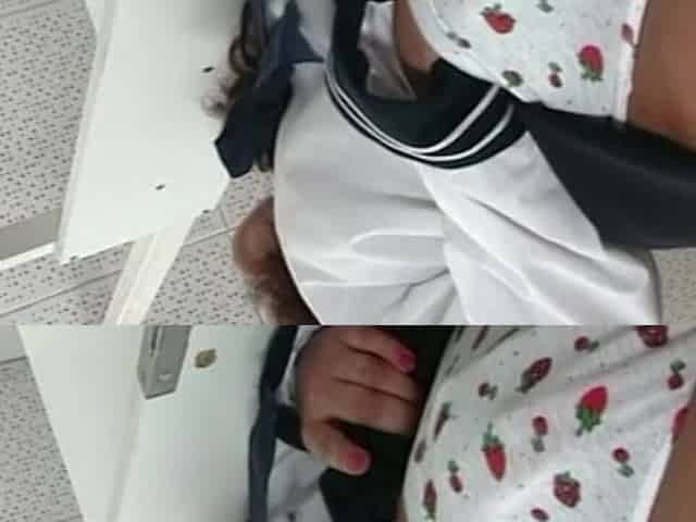 Naughty girl Fucked in the Toilet