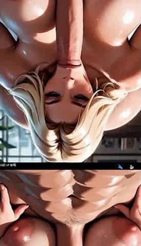 SEXY GOLDEN-HAIRED mother I'd like to fuck BANG IN KITCHEN [AI GENERATED]