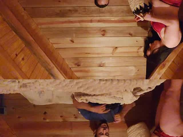 There My Ass! Tourist Fucks the Ass of the Married Housekeeper of the Inn Until She Squirts and Wets the Bed