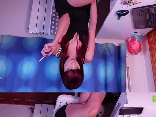 Spanish Teacher Smoking Blowjob