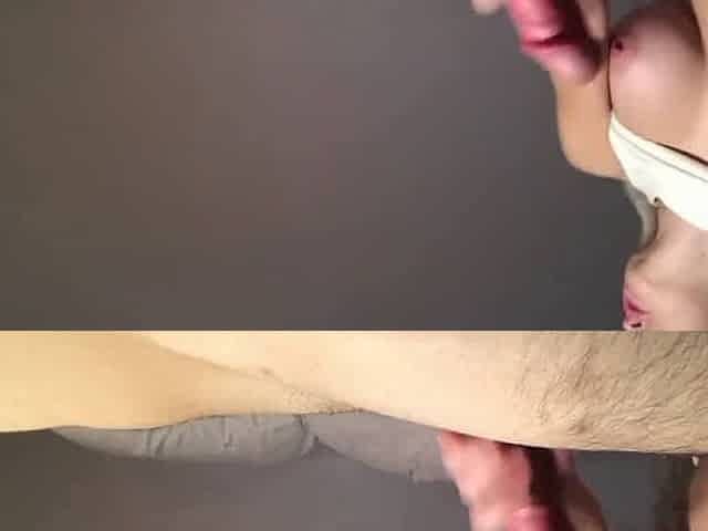 Amateur Couple Creampie - Big Tits and Big Cock Fun