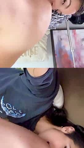 Close up fuck girl in big cock