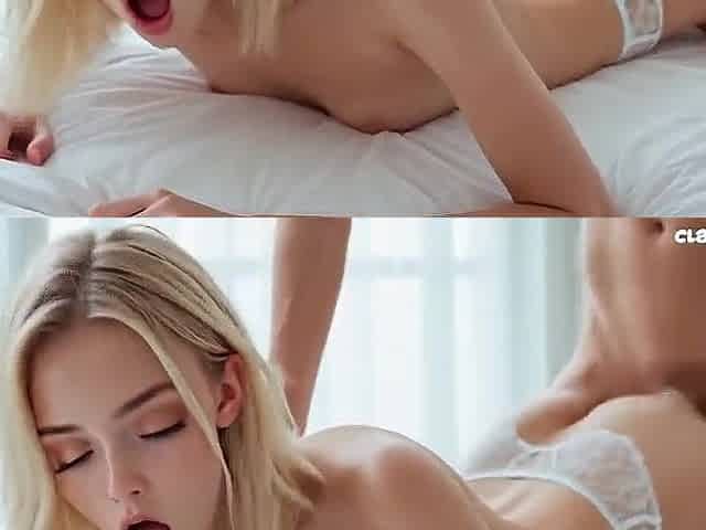 eighteen Year Old Slender Tiny Titties Nina Home alone [Ai Generated]