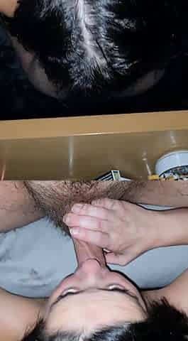 Pov homemade amateur facial cumshot and blowjob