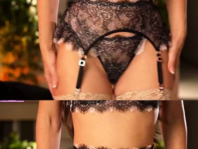 Hungry brunette solo masturbation