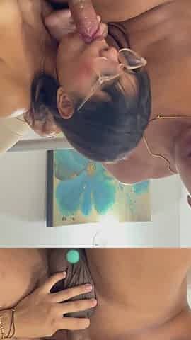 I Shove My Huge Cock Into My Sexy Latina Neighbor Through Her Tight Pussy