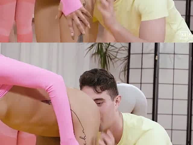 Veronica Leal Yoga Class - Reality Public Sex With Young 18yo Brunette