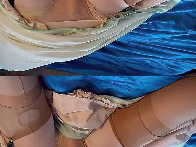 Sissy D taut tuck teasing