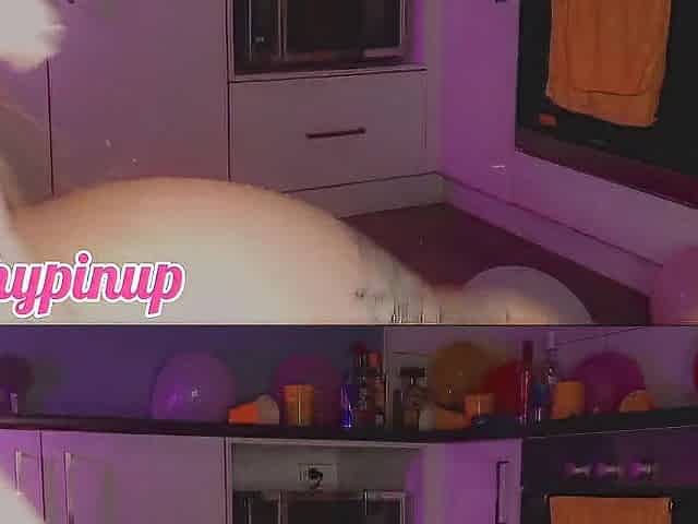 big beautiful woman slams her large butt on her birthday cake