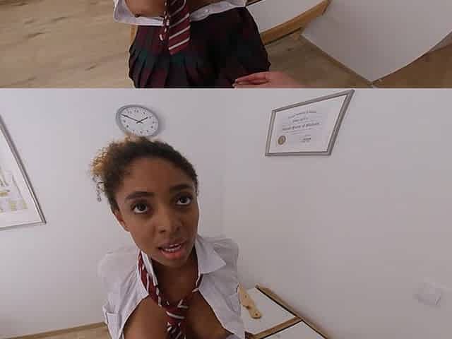 Bratty College Girl Gets Disciplined with Cum on Her Face