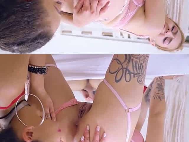 2 sexy strumpets give the favourable chap out of a fuck-rubber, anal sex with lots of cum