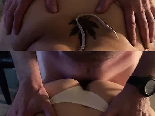 Threesome with a dirty old man and a 24-year-old girl, a friend brings him a girl to pick her up