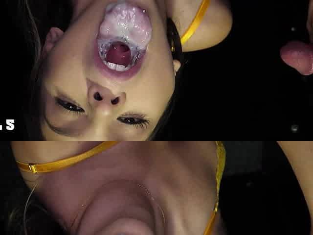 Marley Madden gets sloppy cock throat full of cum