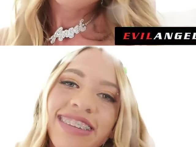 Braced Faced Cutie Squirts And Gapes - Ramon Nomar And Khloe Kapri