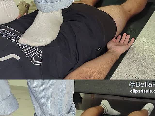 POV Trample Therapie: Soft Ramrod and Body Trampling Footjob - socks, barefoot, shoes! - Bellafussara