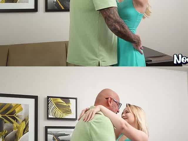 Blonde Babe Receives Intense Bedroom Therapy Session