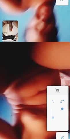 Horny Mama Masturbating on Video Call