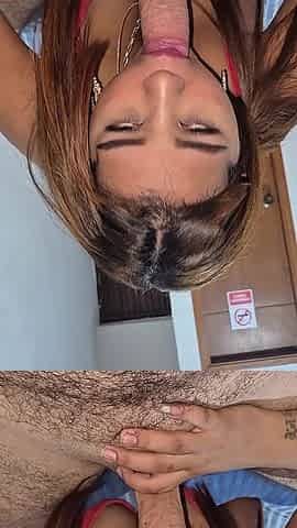 The Very Daring Girl Decided to Fuck in a Motel, Without a Condom with a Customer