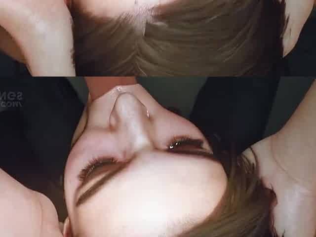 Jill Valentine deepthroat creampie