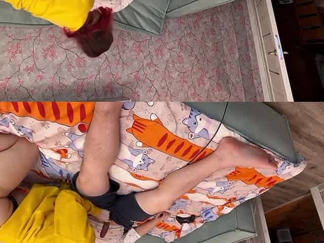 My Boyfriend Fucks Me In The Ass And My Stepsister Watches And Masturbates